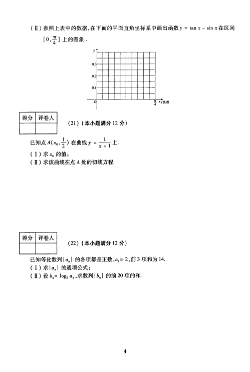 2005年成人高考数学试题及答案上(高起点理工类(图4)